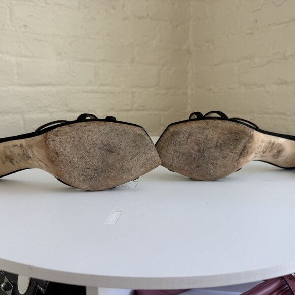 Jimmy Choo Suede Kelsi 65mm Mule - Picture 3 of 4